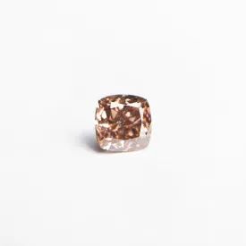 0.30ct 3.74x3.69x2.49mm GIA SI2 Fancy Deep Brownish Orangy Pink Cushion Brilliant 🇦🇺 24104-01