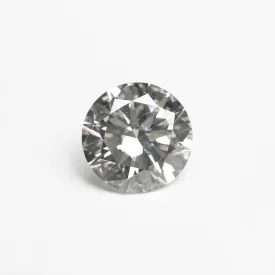 1.00ct 6.55x6.54x3.74mm SI2 Fancy Grey Round Brilliant 19560-02