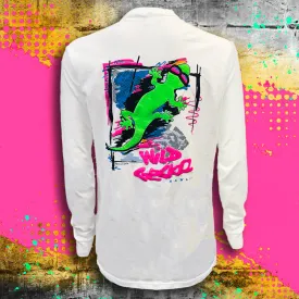 1989 Gecko Graffiti White LS Tee