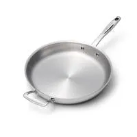 3 Piece Frying Pan Set by 360 Cookware Made in USA