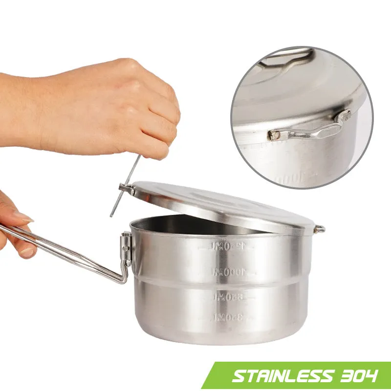 304 Stainless Steel Bento Pot