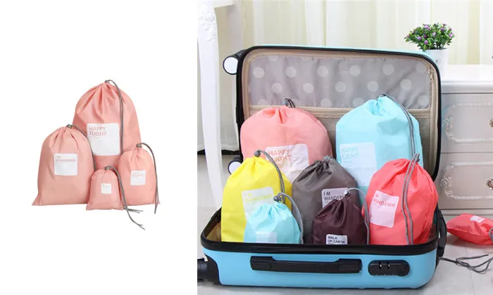 4 Piece/l Set Travel Storage Bag