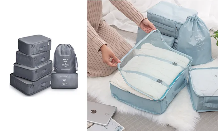 6 Piece Travel Luggage Organizer Set