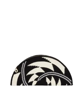 Adelie Ruby Abstract Pattern Clutch