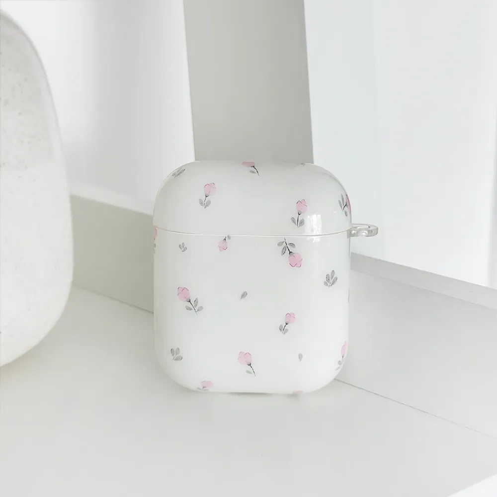 Airpods Case - Ditsy Floral White