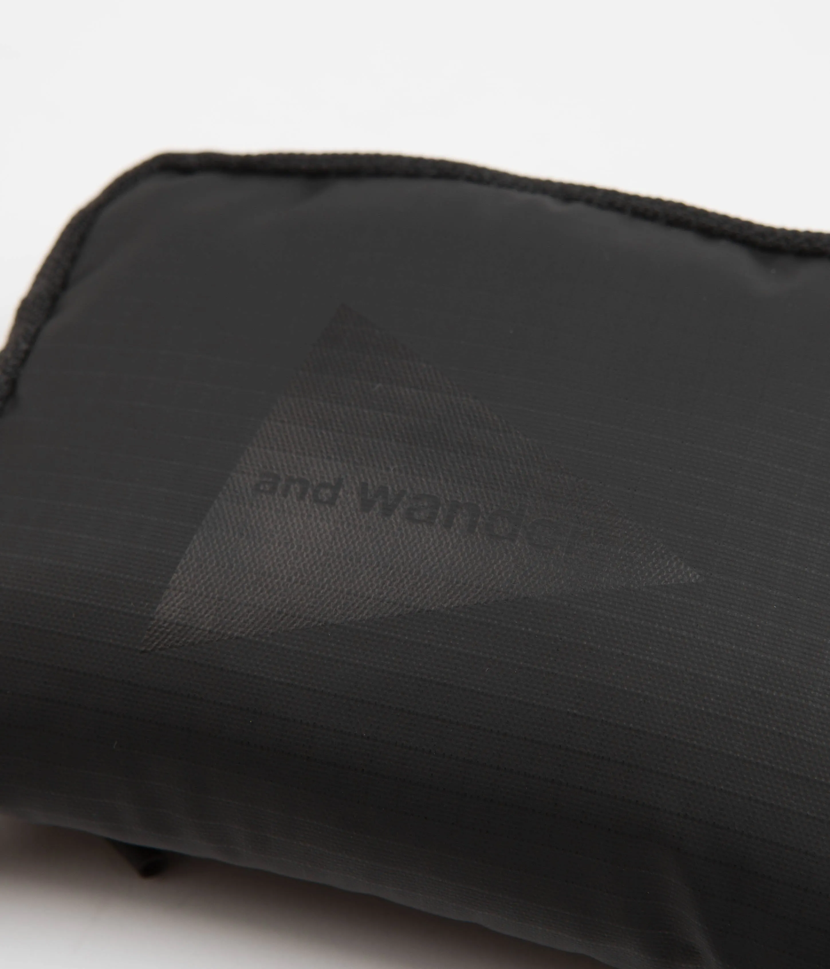 and wander Coating Rip Minimum Wallet - Black