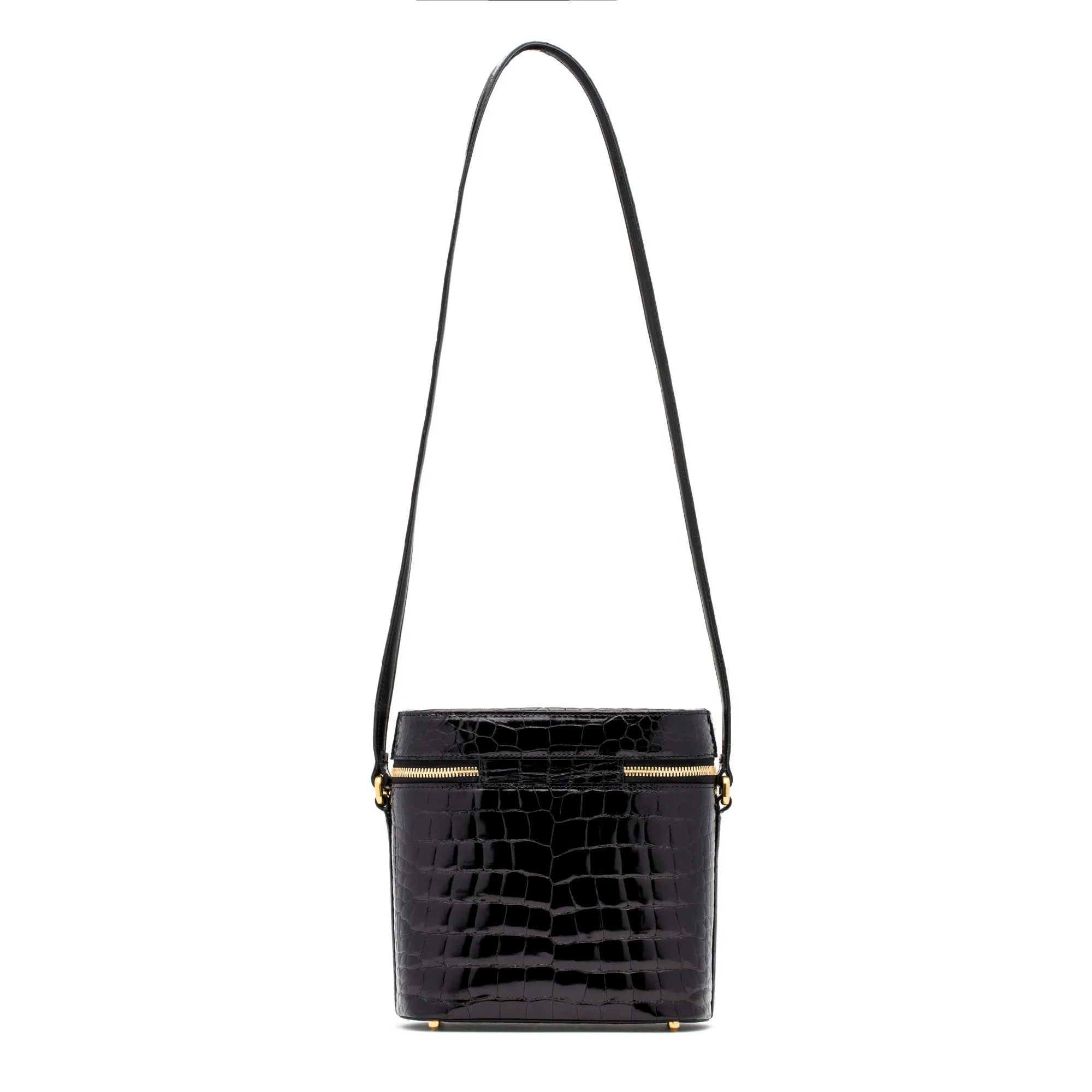 Aspen Tote in Black Alligator