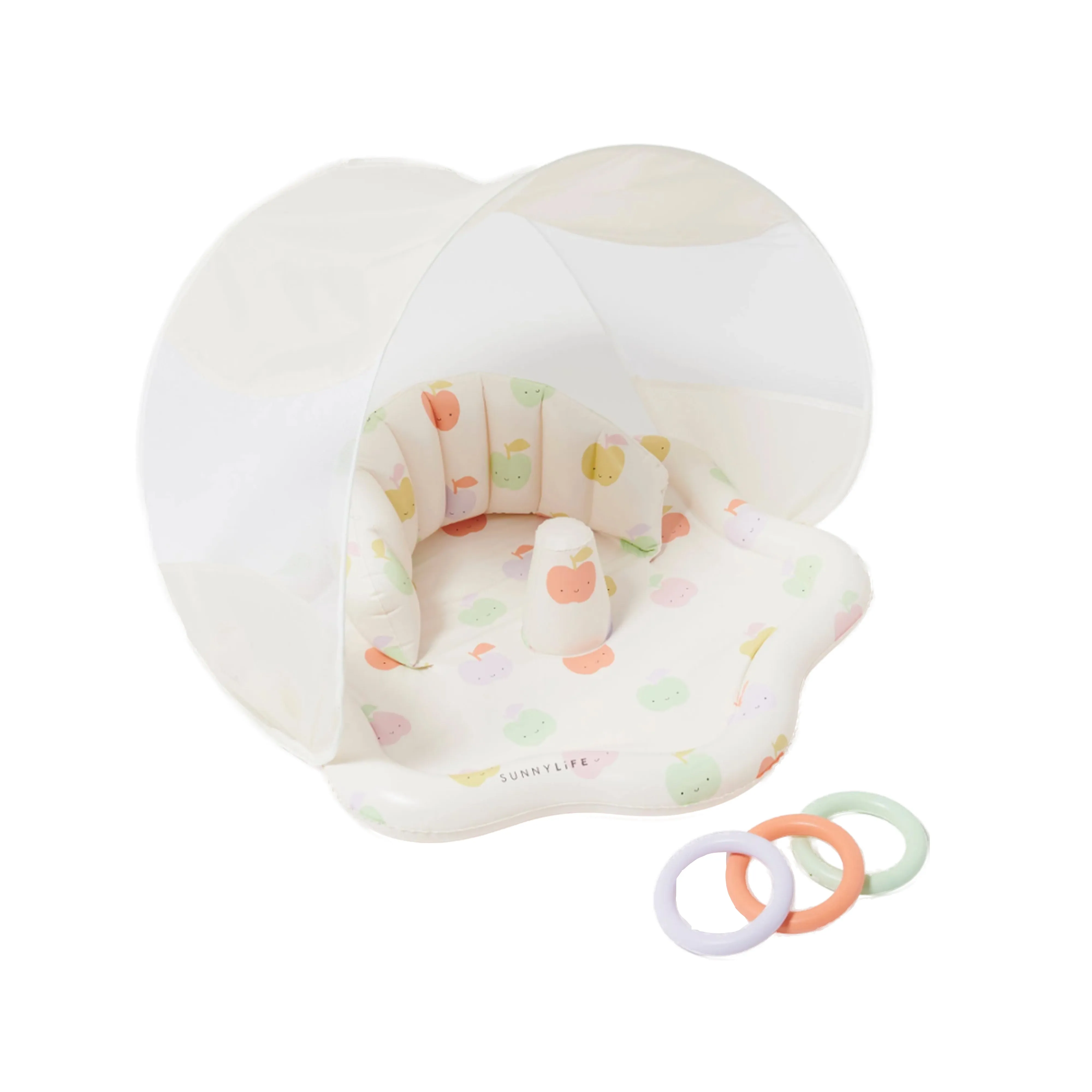 Baby Playmat with Shade (Apple Sorbet) - Sunnylife