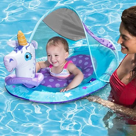 Baby Spring Float Animal Friends w/ Canopy by Swimways