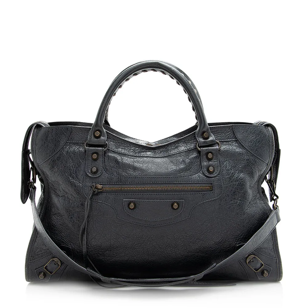 Balenciaga Agneau Classic City Satchel