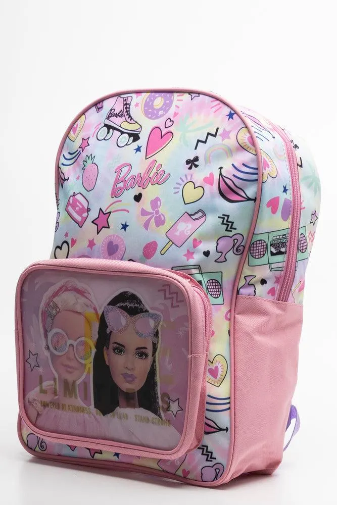 Barbie Pvc Pocket Backpack