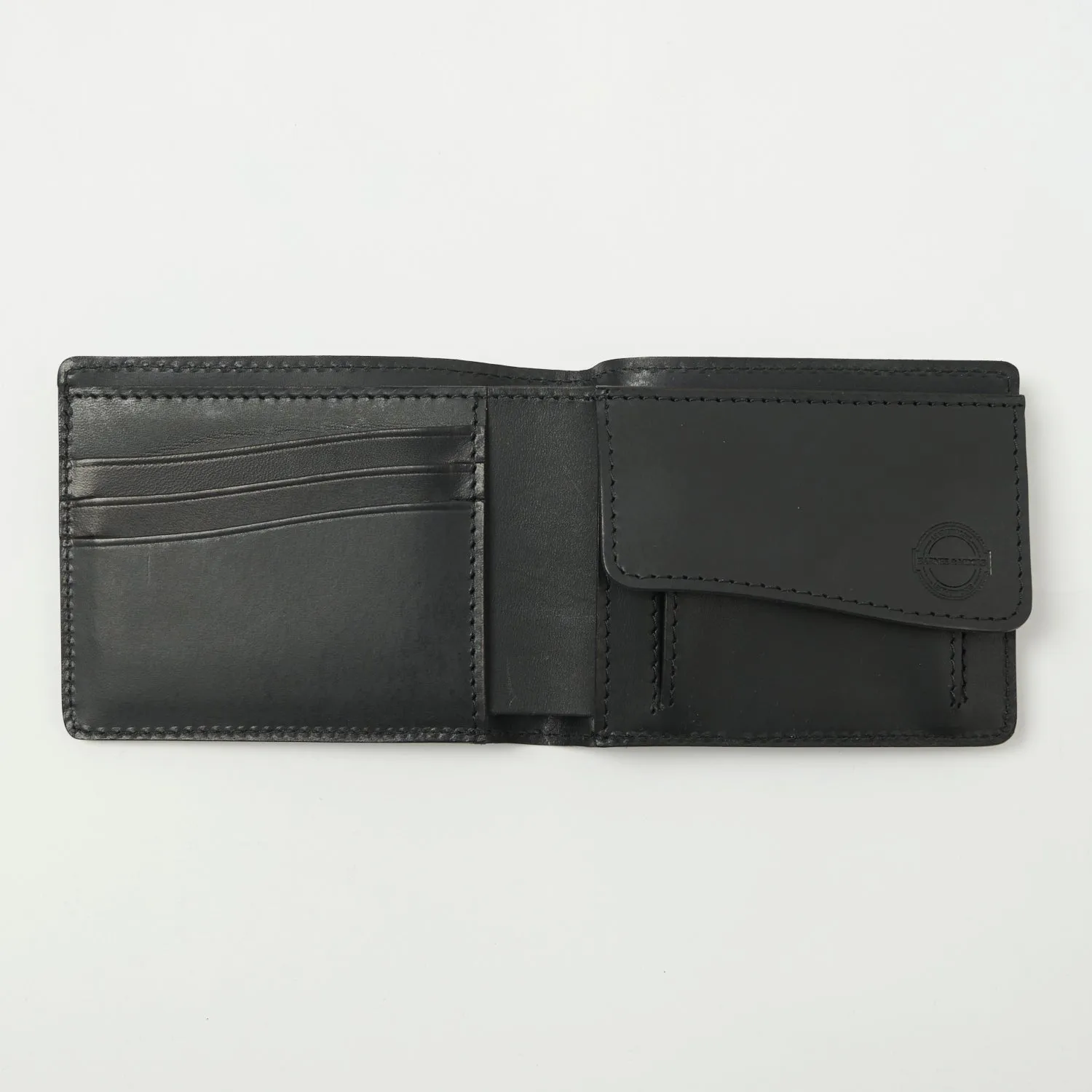 Barnes & Moore 'Longshore' Coin Pocket Wallet - Black