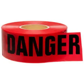 Barricade Tapes, "Danger", Black on Red