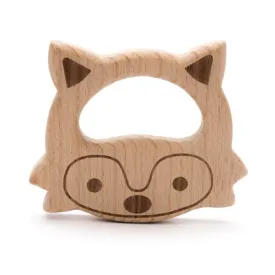 Beißring Fuchs aus Holz