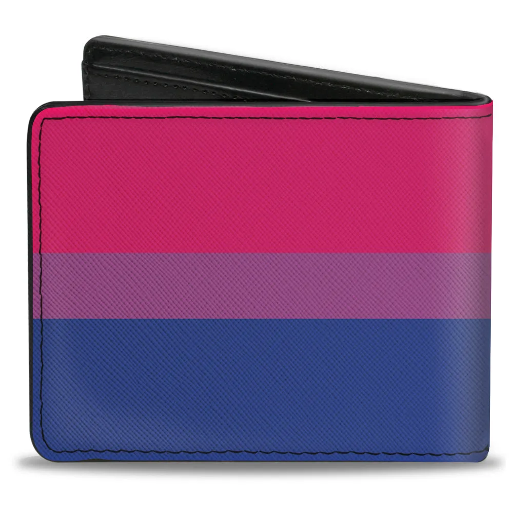 Bi-Fold Wallet - Flag Bisexual Pink Purple Blue by Buckle-Down