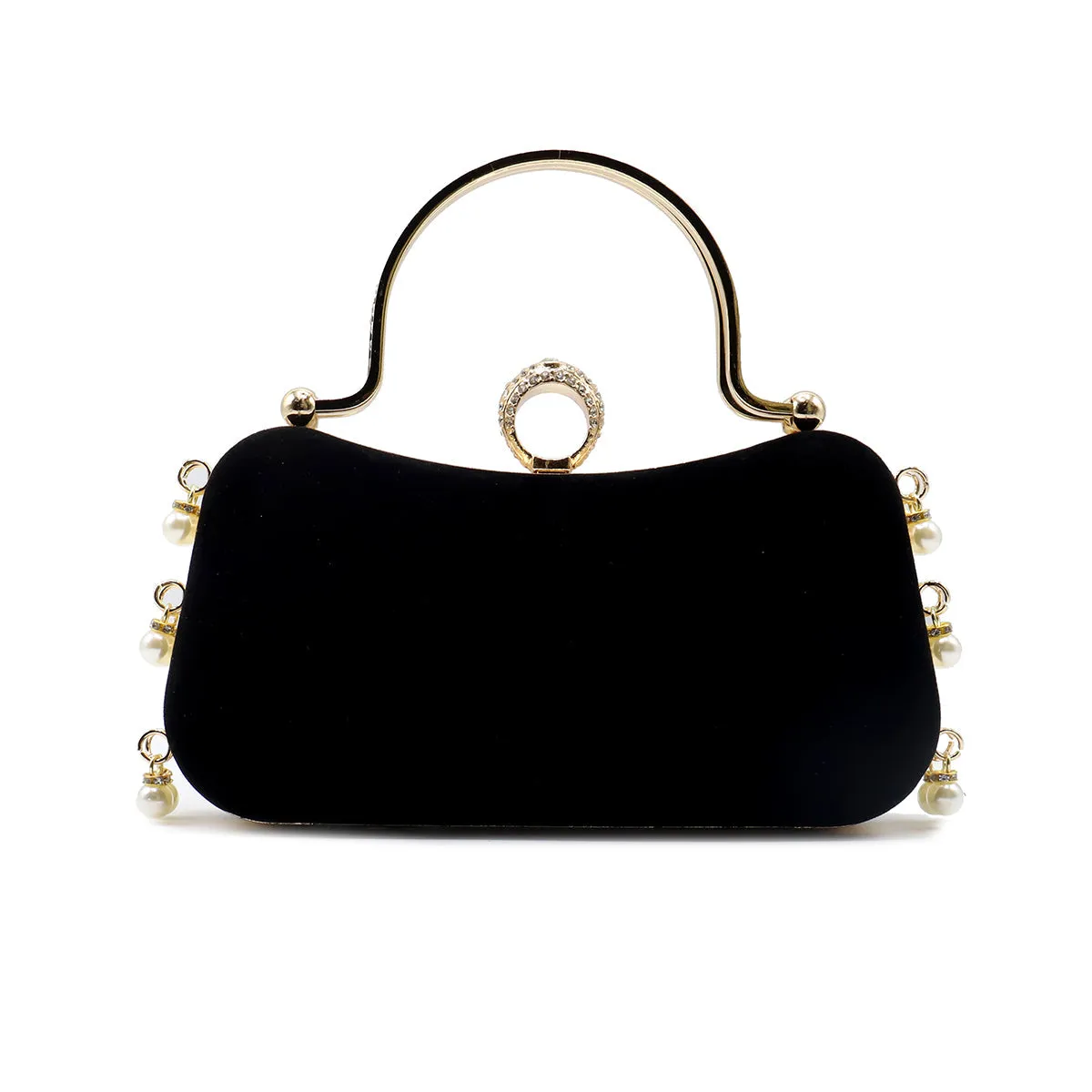 Black Fancy Clutch C00C20204