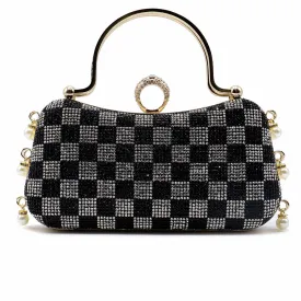 Black Fancy Clutch C00C20204