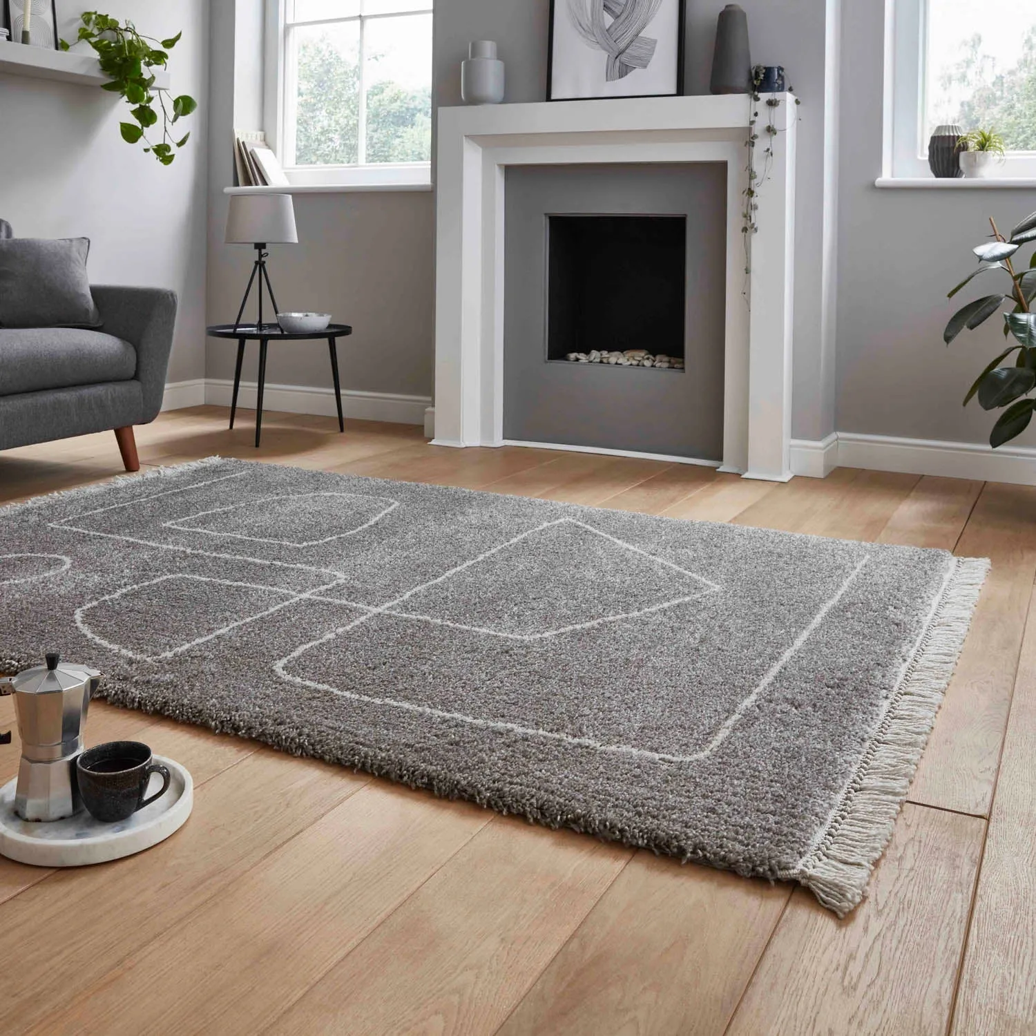 Boho A474 Grey Rug