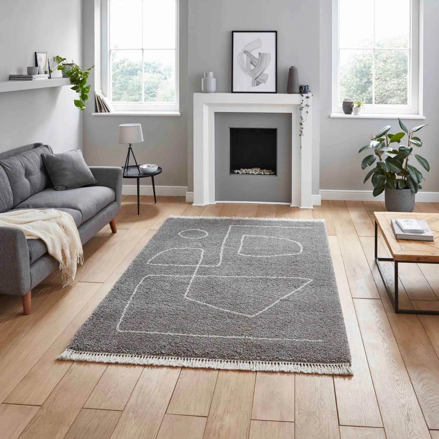 Boho A474 Grey Rug