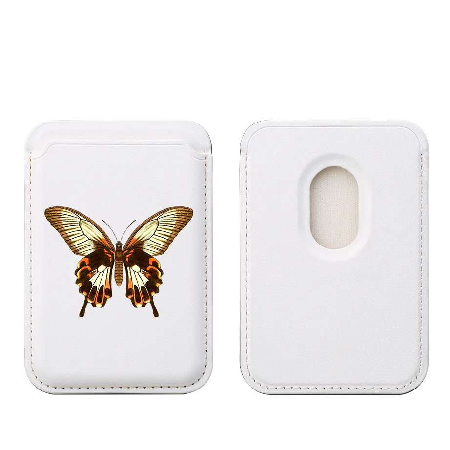 Butterfly II MagSafe Wallet- White