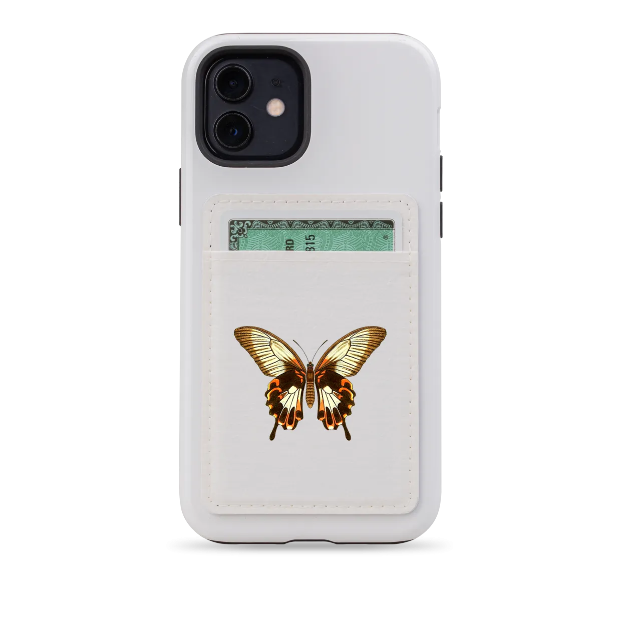 Butterfly II MagSafe Wallet- White