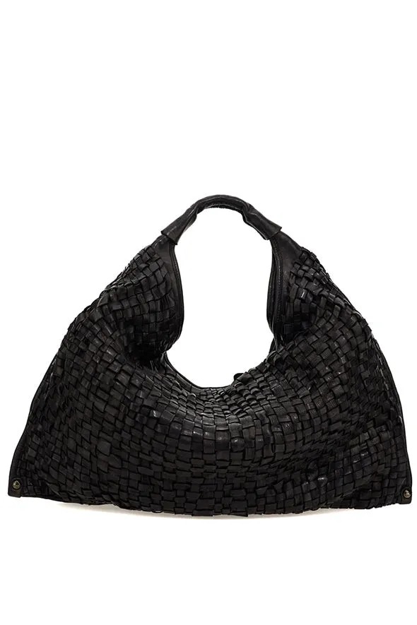 Campomaggi Woven Bag - Black