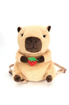 Capybara Plush Backpack