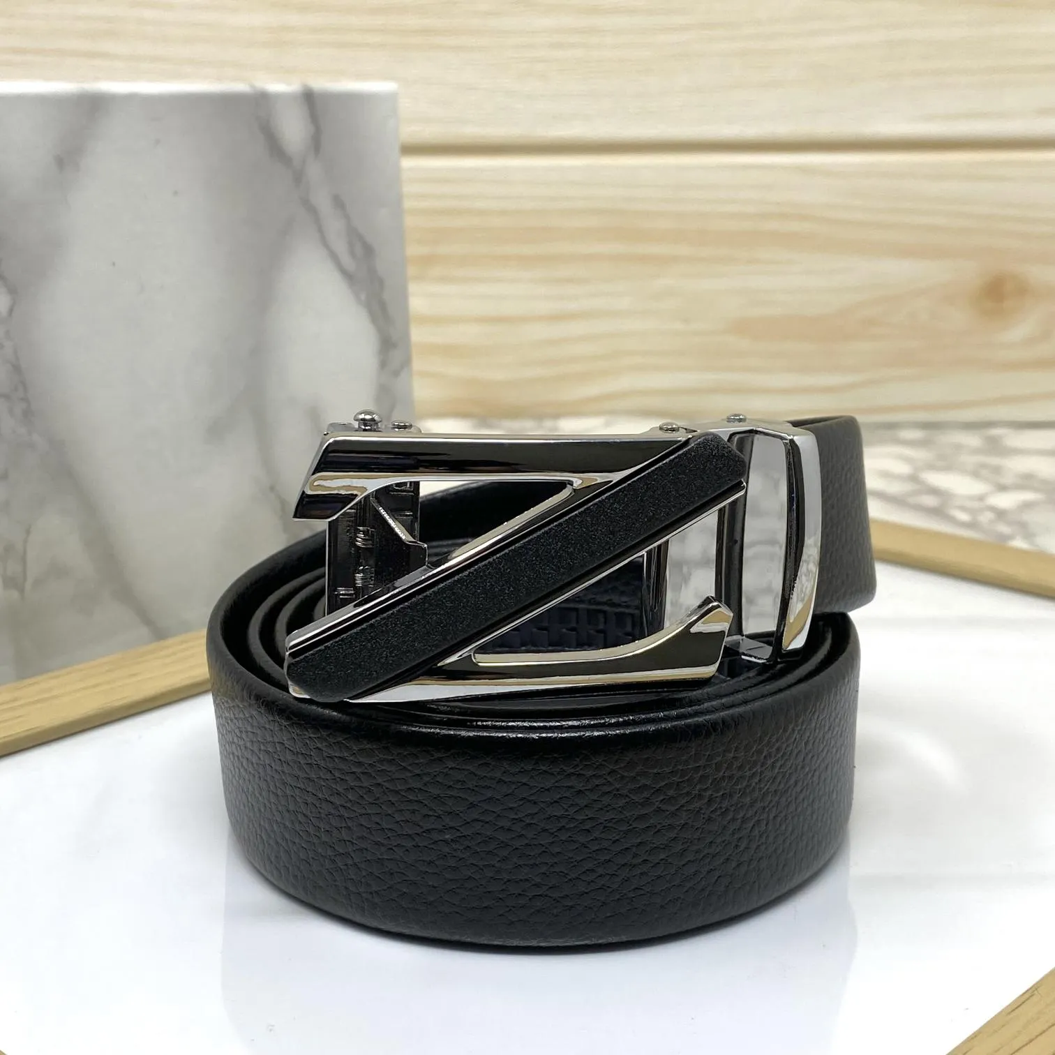 Casual Z-Shape Two Tone Adjustable Auto Belt For Men-JonasParamount