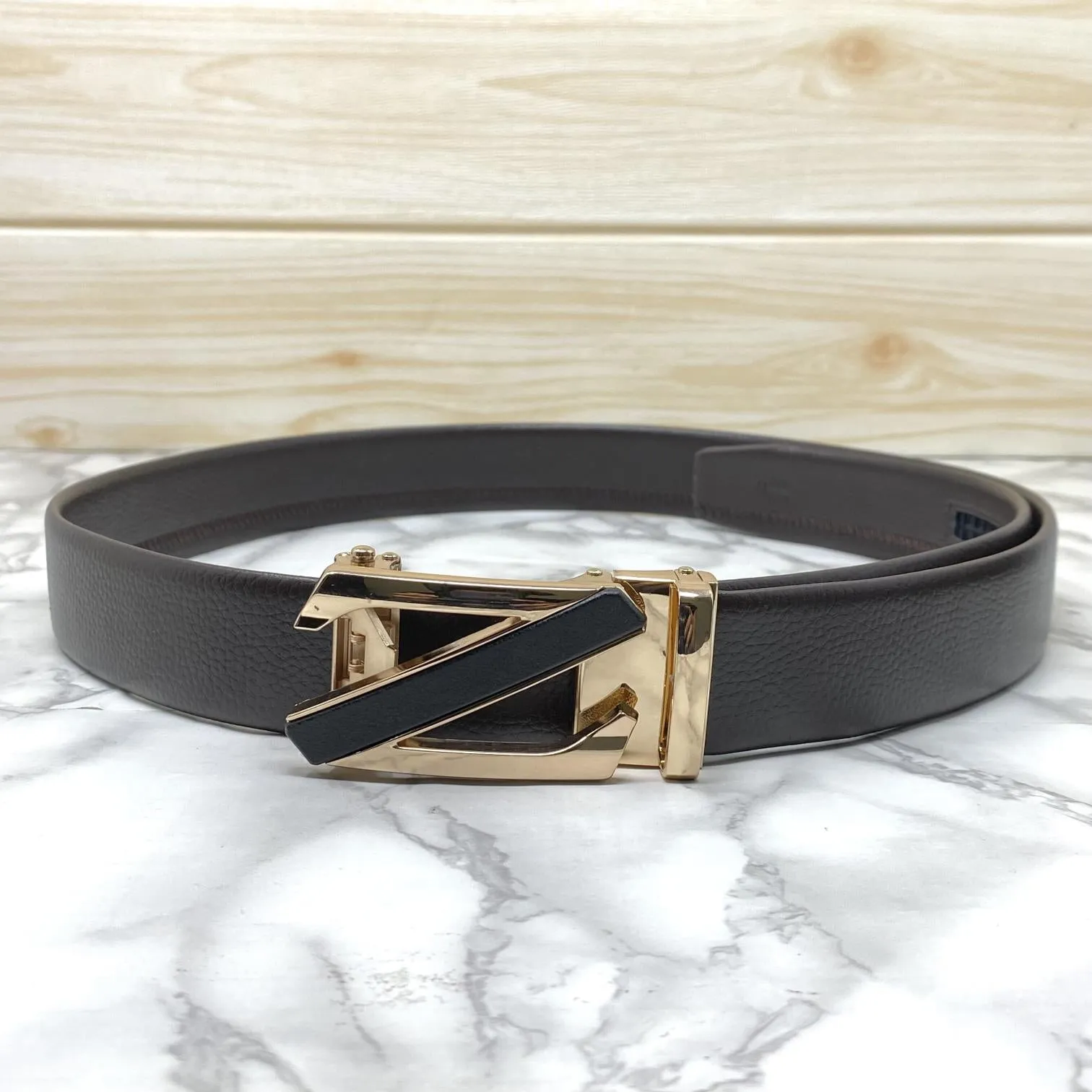 Casual Z-Shape Two Tone Adjustable Auto Belt For Men-JonasParamount