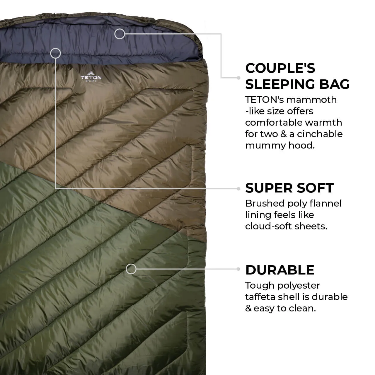 Celsius Mammoth Double 0°F Sleeping Bag