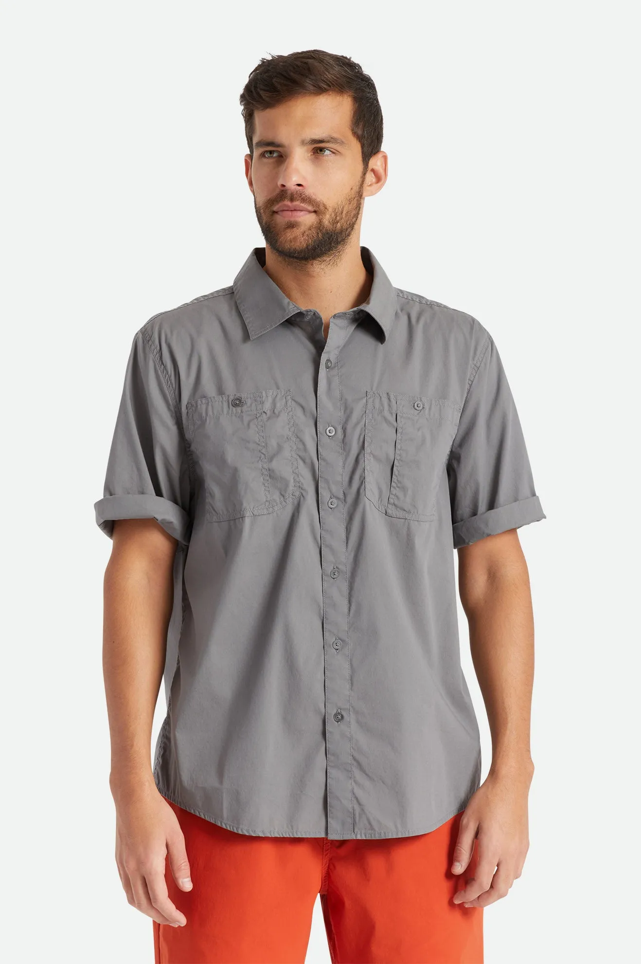 Charter Utility S/S Woven Shirt - Pebble