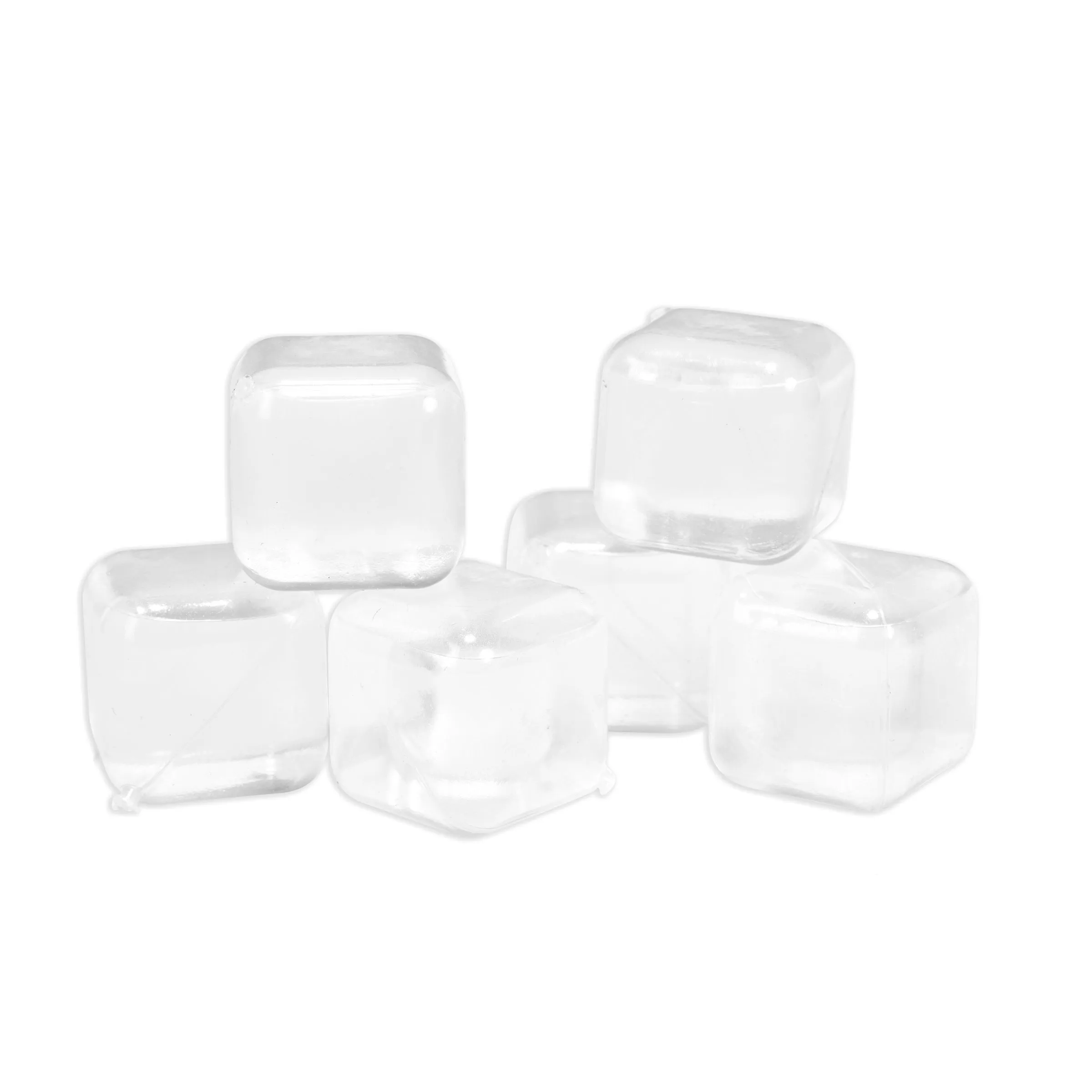 Clear Reusable Ice Cubes