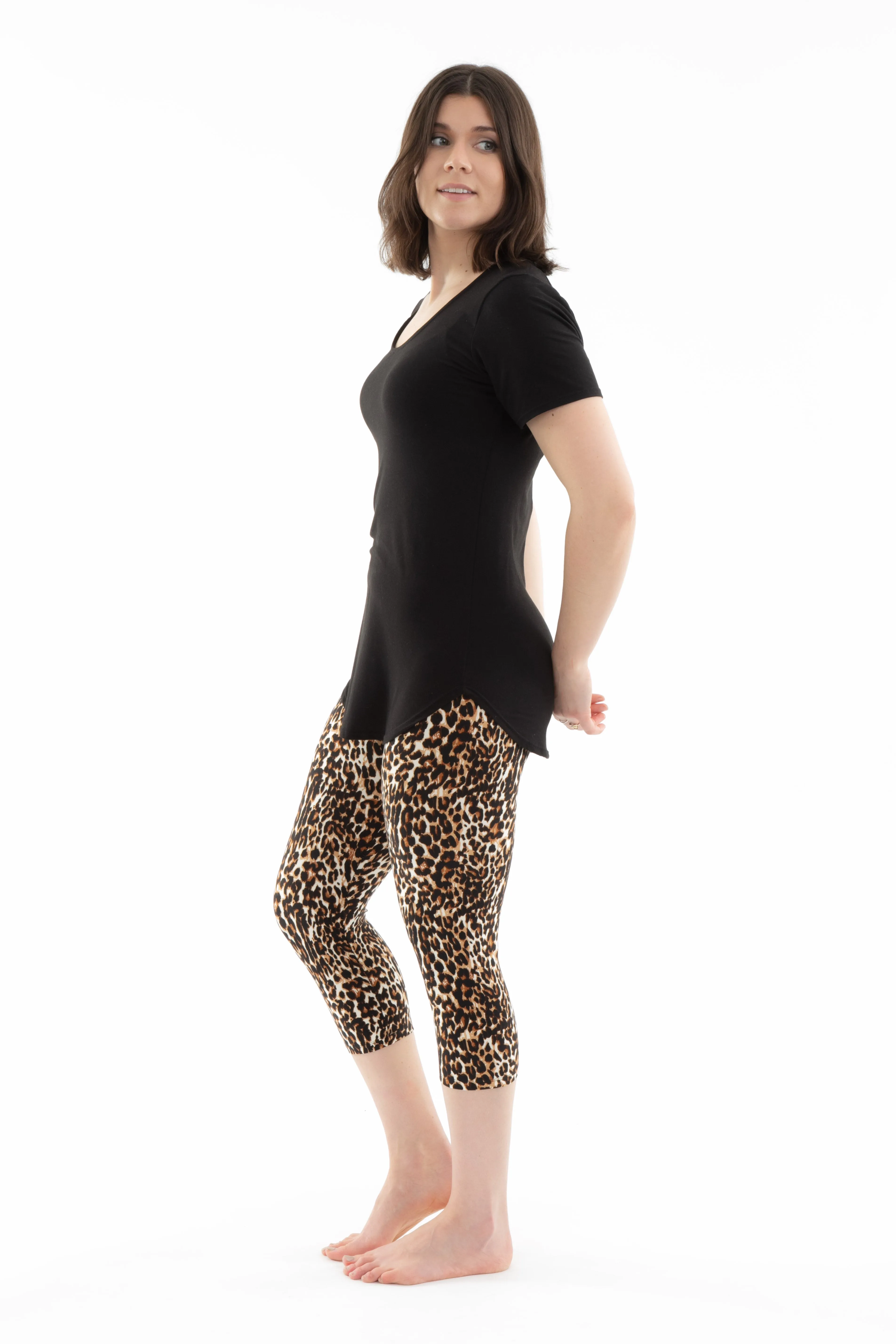 Cute Leopard - Capris