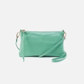 Darcy Crossbody in Polished Leather - Seaglass