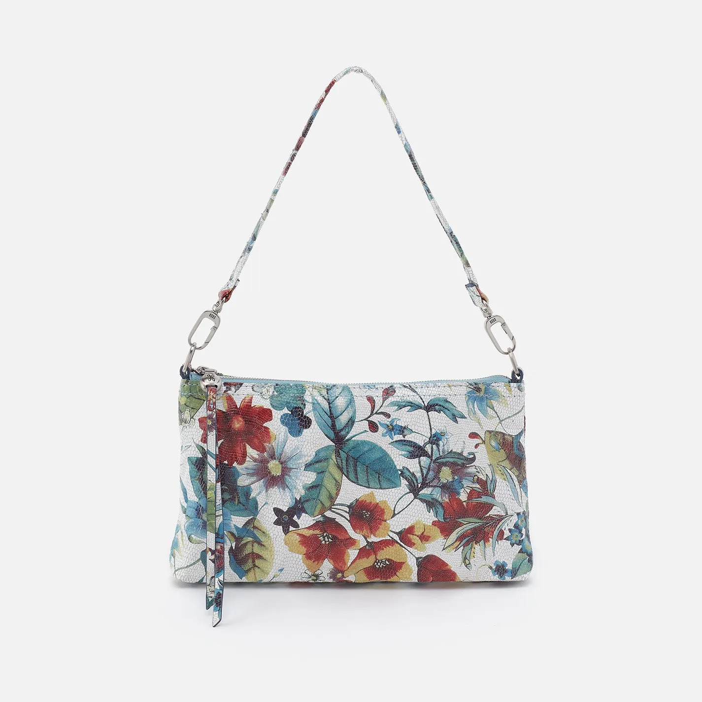 Darcy Crossbody in Printed Leather - Botanic Print