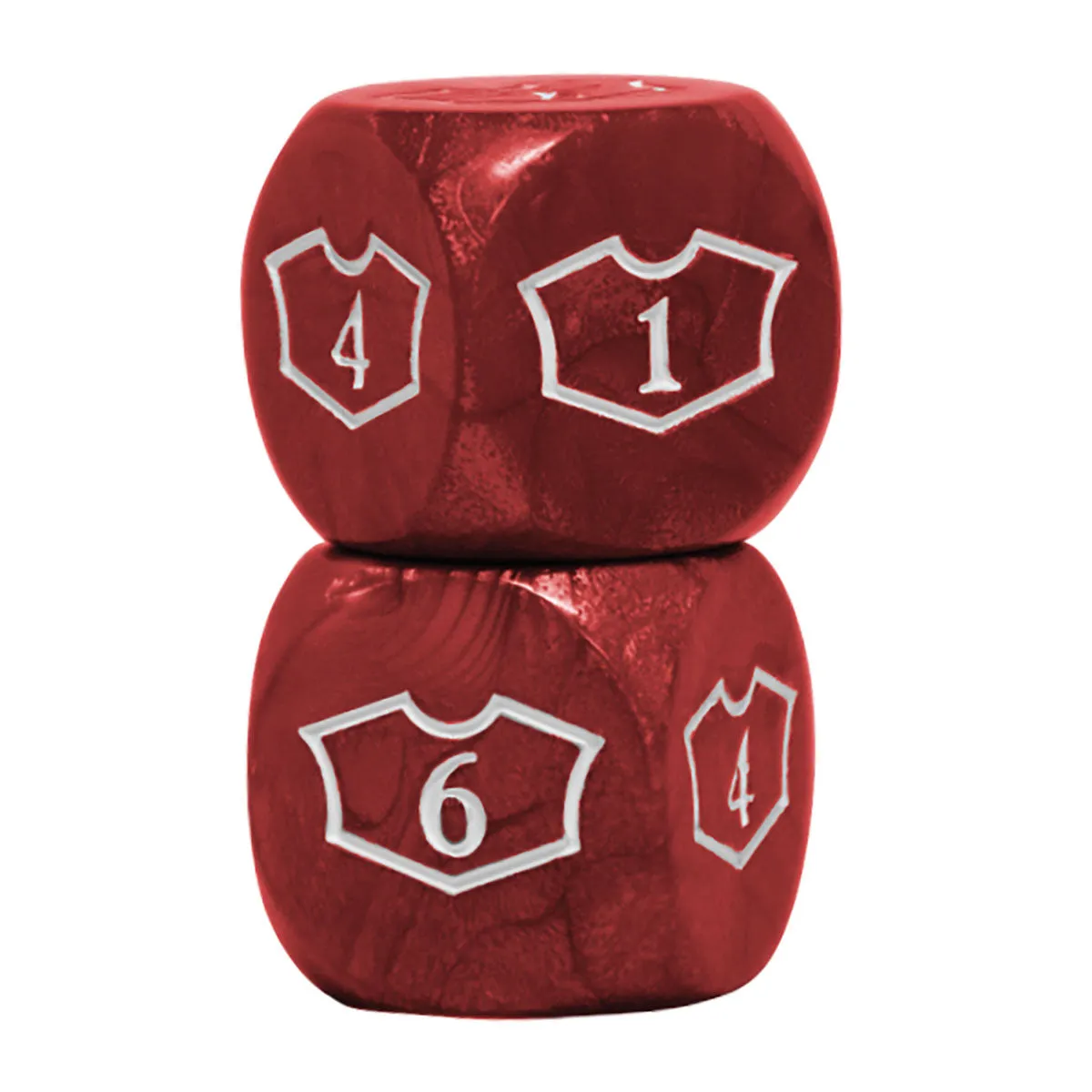 Deluxe Mana D6 Loyalty Dice Set (4ct) for Magic: The Gathering