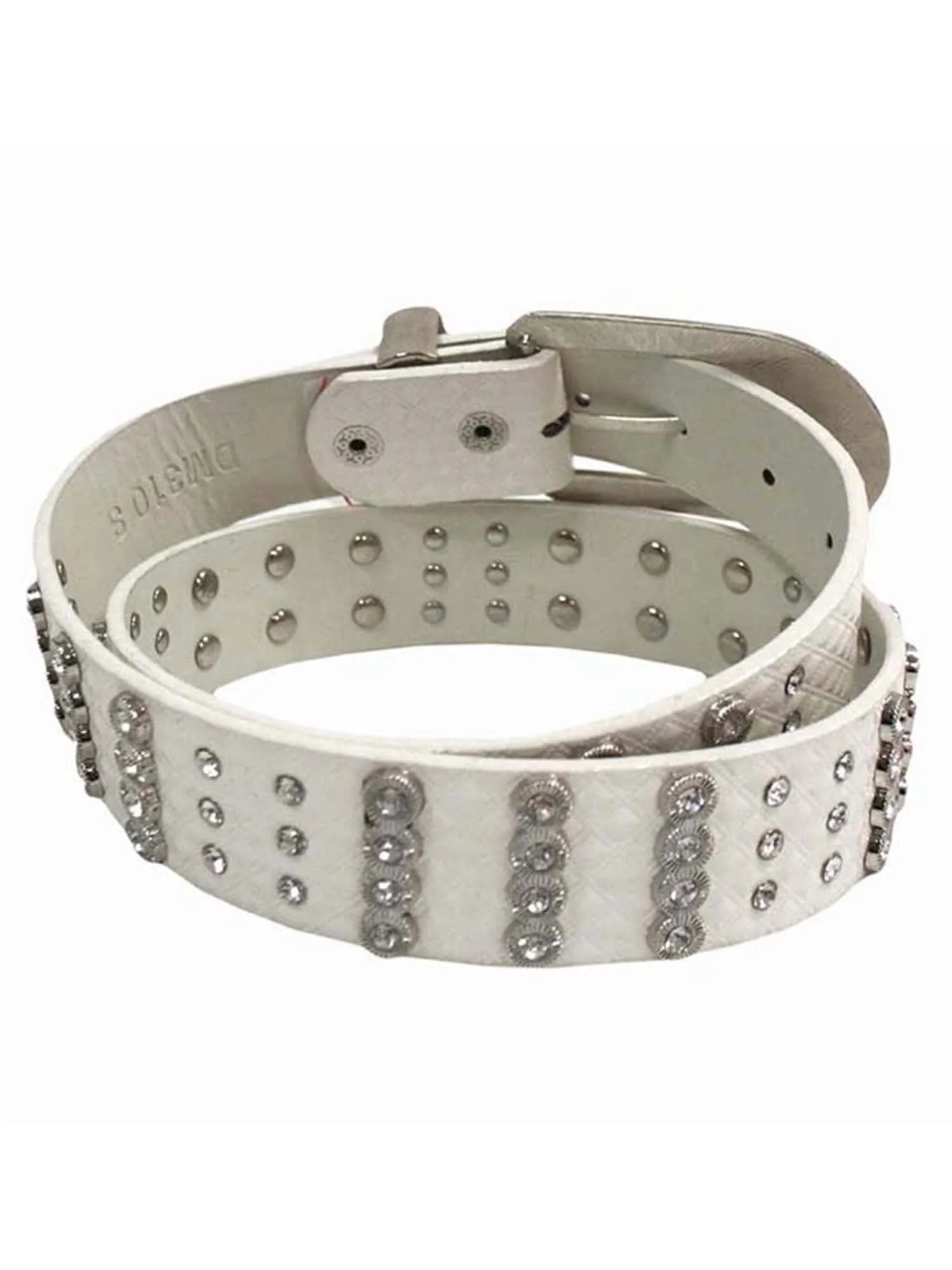 Diamond Patterned Rhinestone Belt