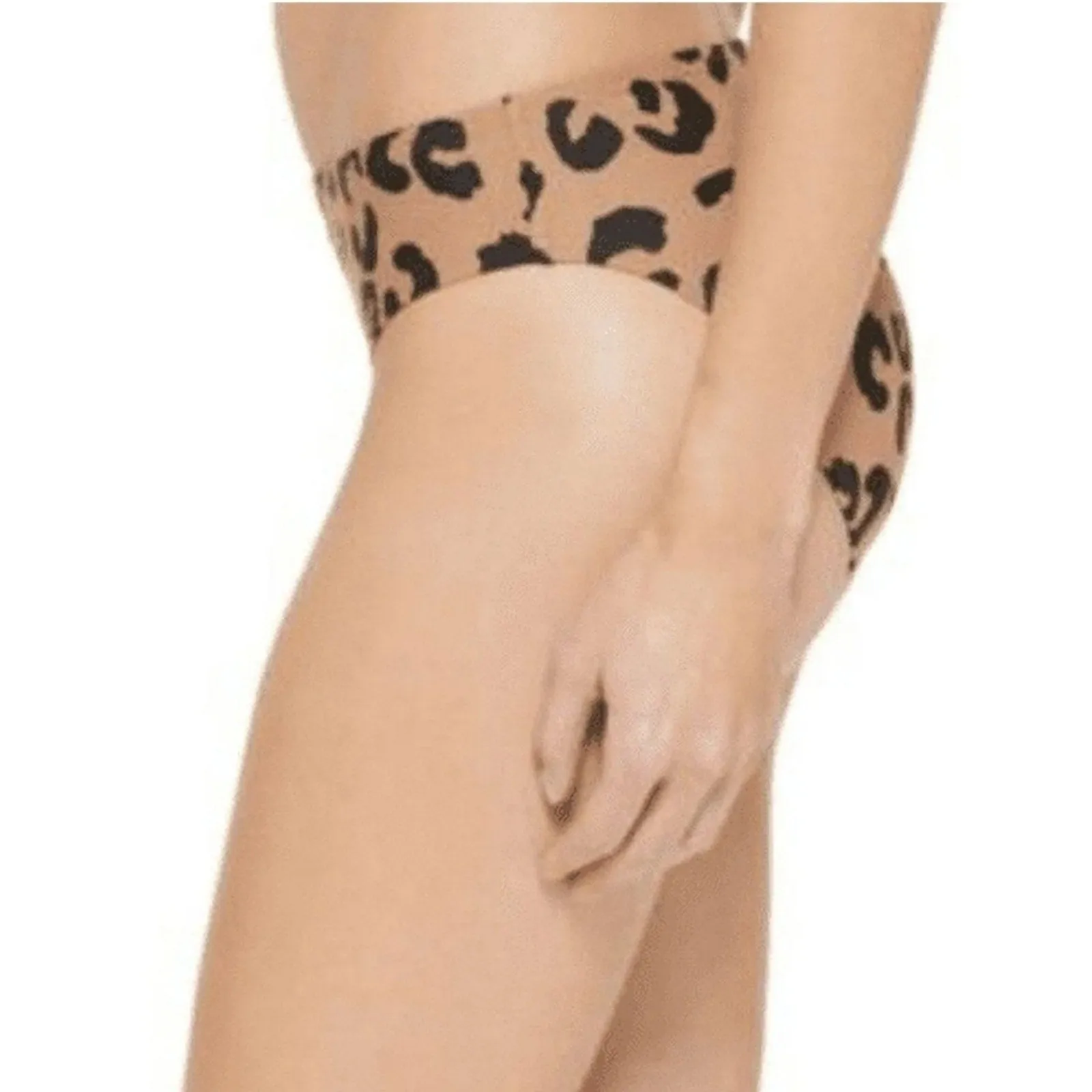 DKNY Brown Leopard Print Classic Swim Bikini Bottom