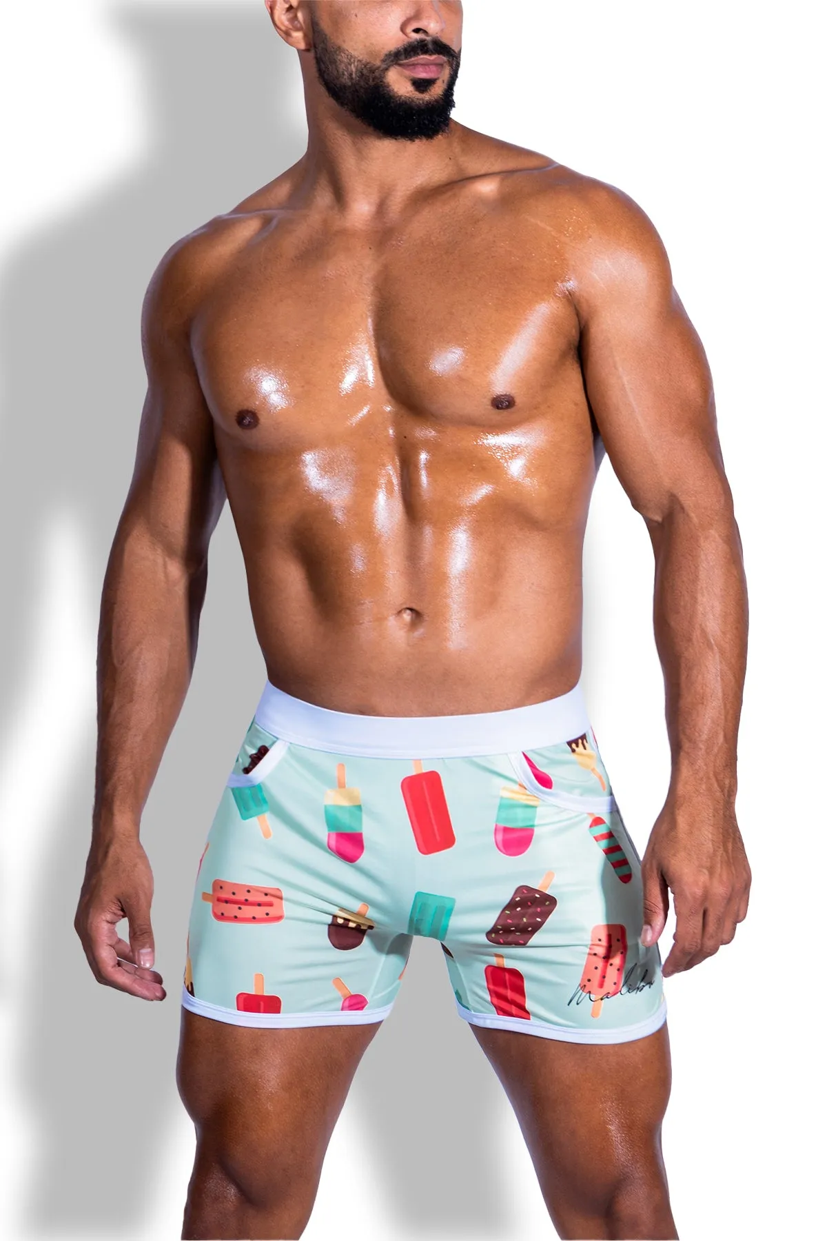 Elevate Comfort 4" Short Shorts - Popsicles