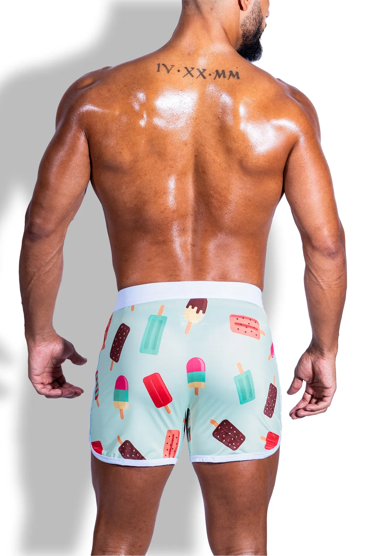 Elevate Comfort 4" Short Shorts - Popsicles