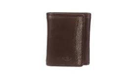 Extra Capacity Trifold Herringbone Wallet