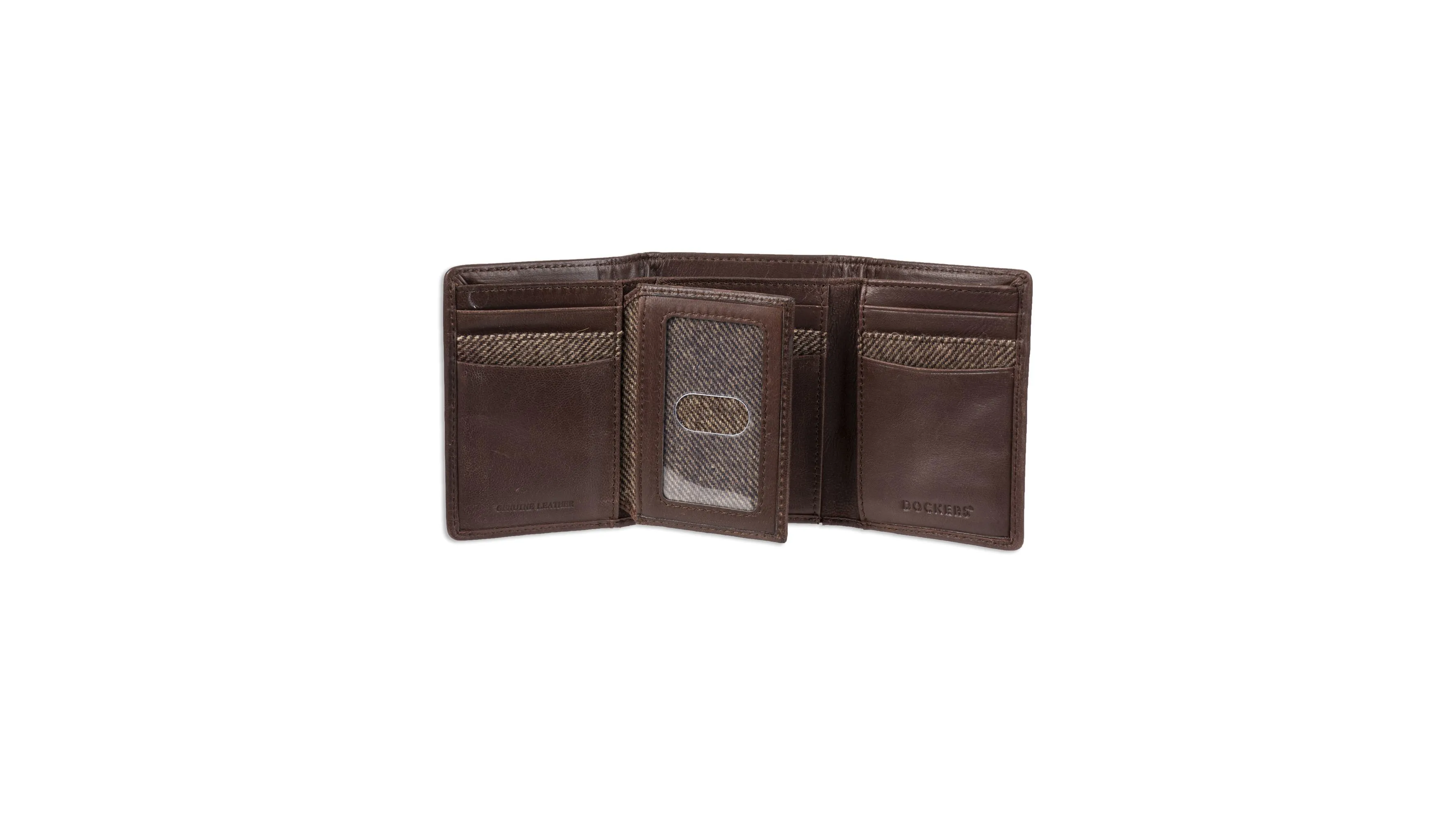 Extra Capacity Trifold Herringbone Wallet