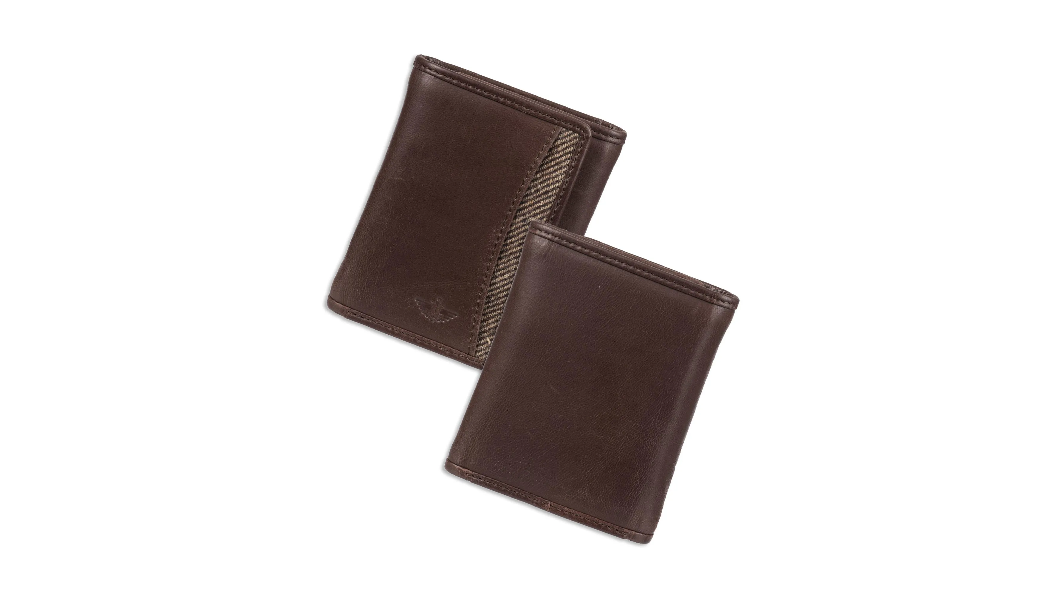 Extra Capacity Trifold Herringbone Wallet