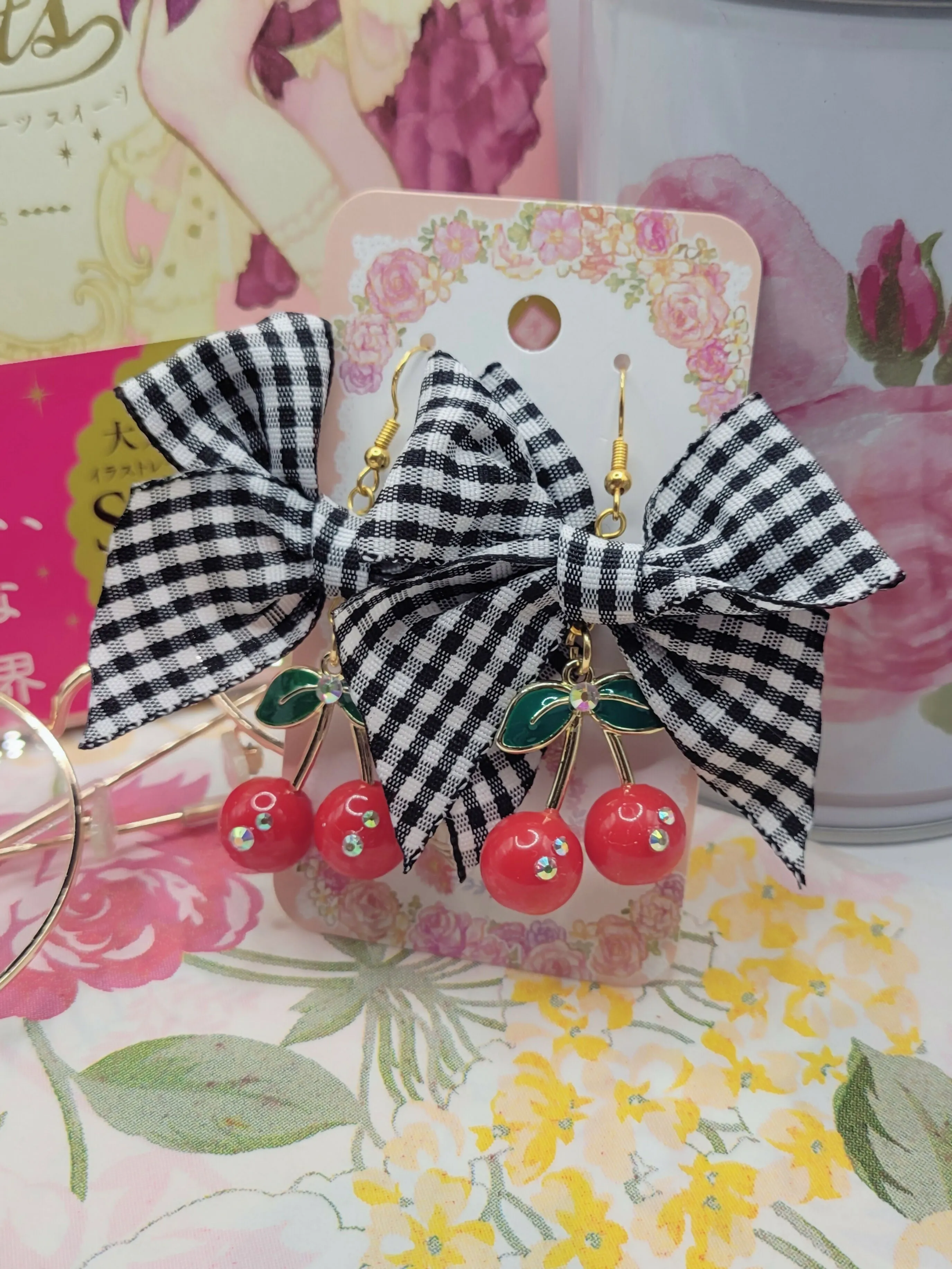 Fancy Cherry Earrings