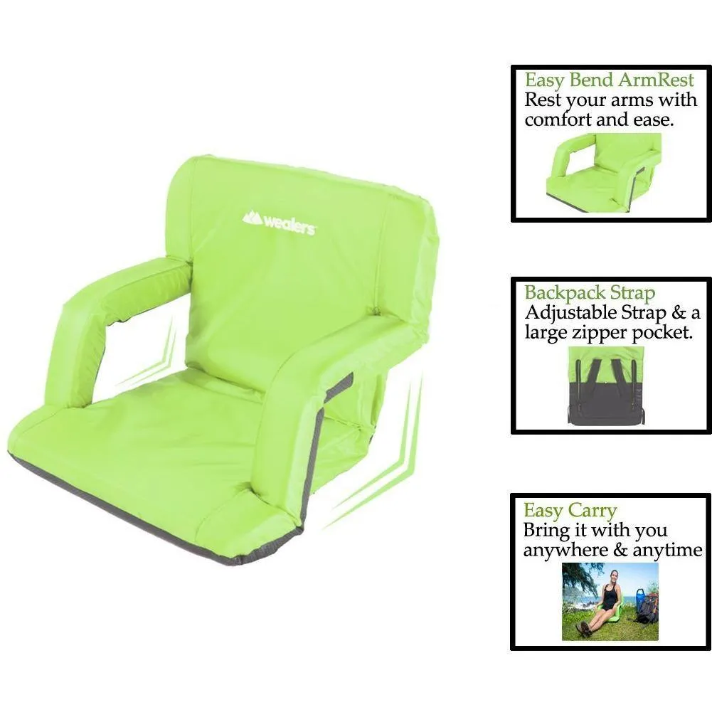 Foldable Recliner Seat with Handles