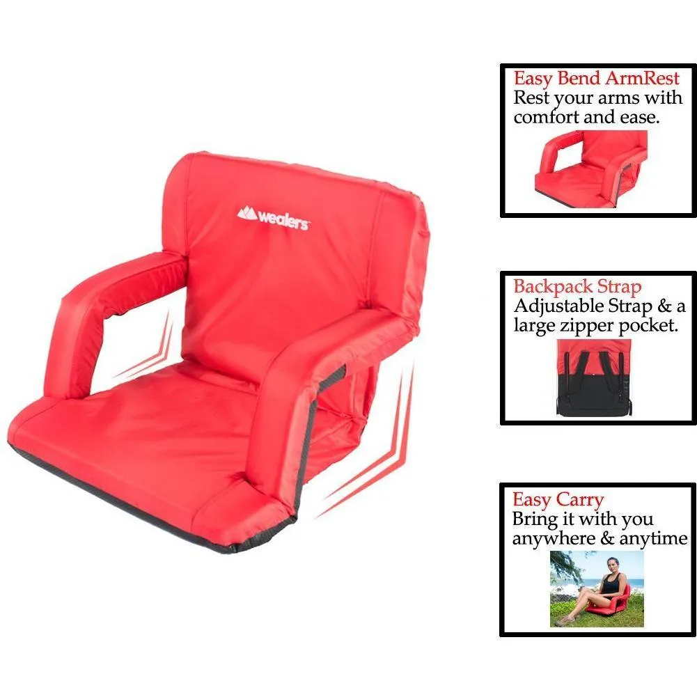 Foldable Recliner Seat with Handles