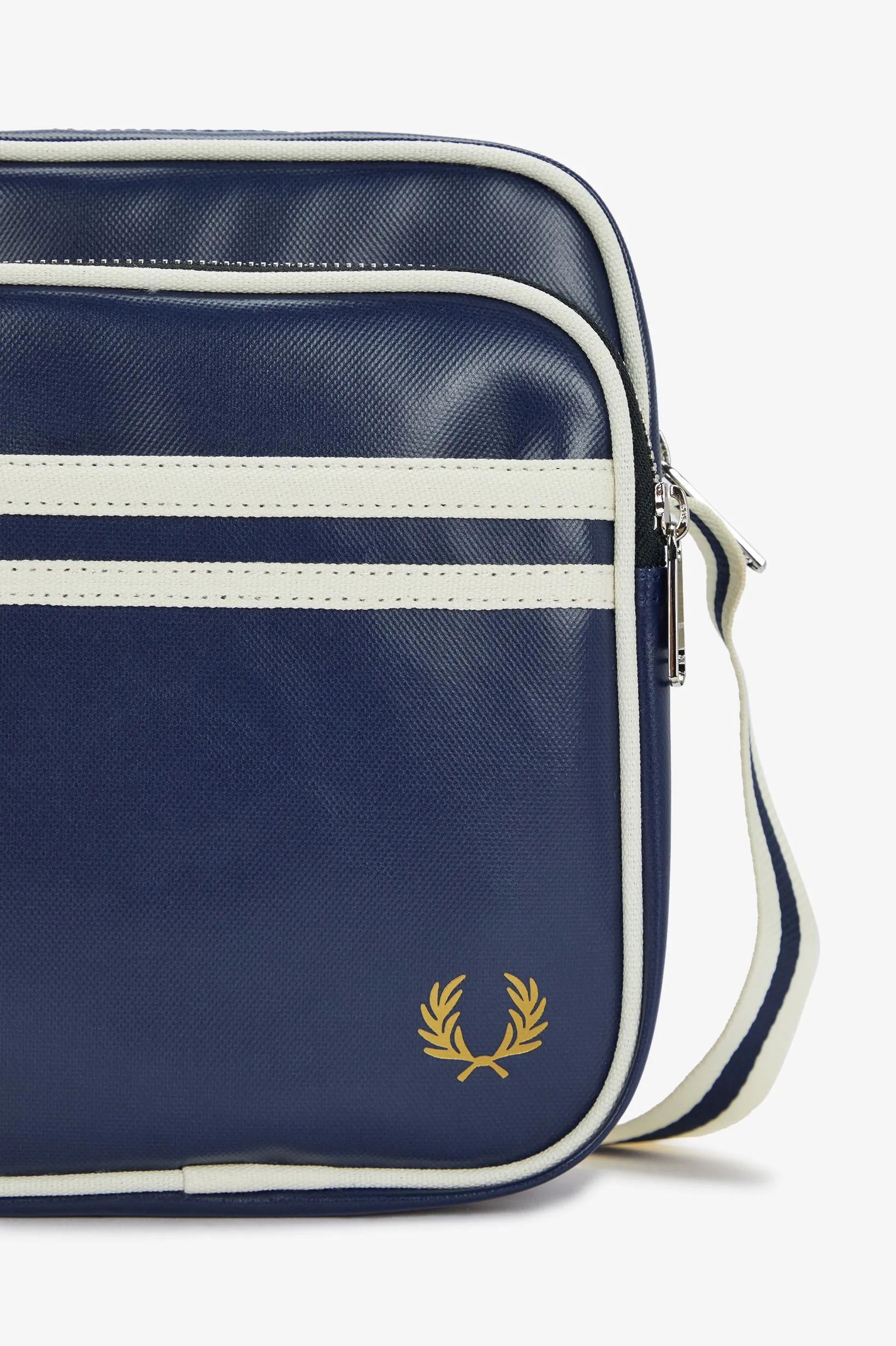 Fred Perry Classic Side Bag Carbon Blue / Ecru