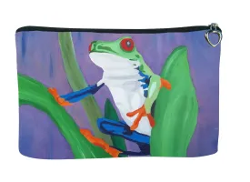 Frog Cosmetic Bag- Kaleidoscope