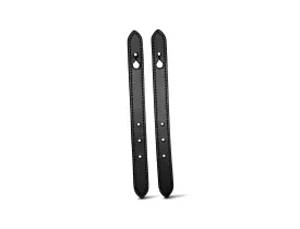 Front Straps - Black Leather / Eventer MKII (Pair)