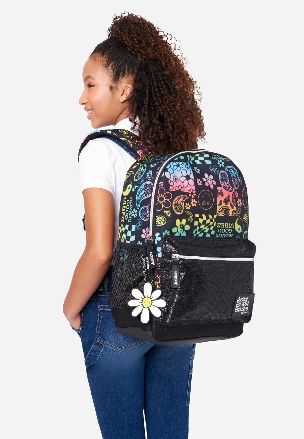 Glitter Graphic Backpack